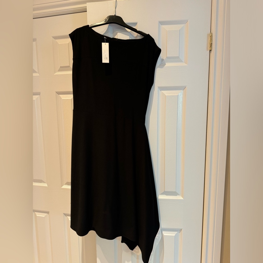Fredas’s black jersey cocktail gown in a M -New With Tags.